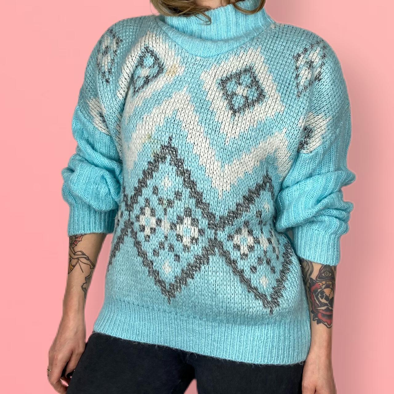 Product Image 1 - Pastel vintage 90s geometric sweater
