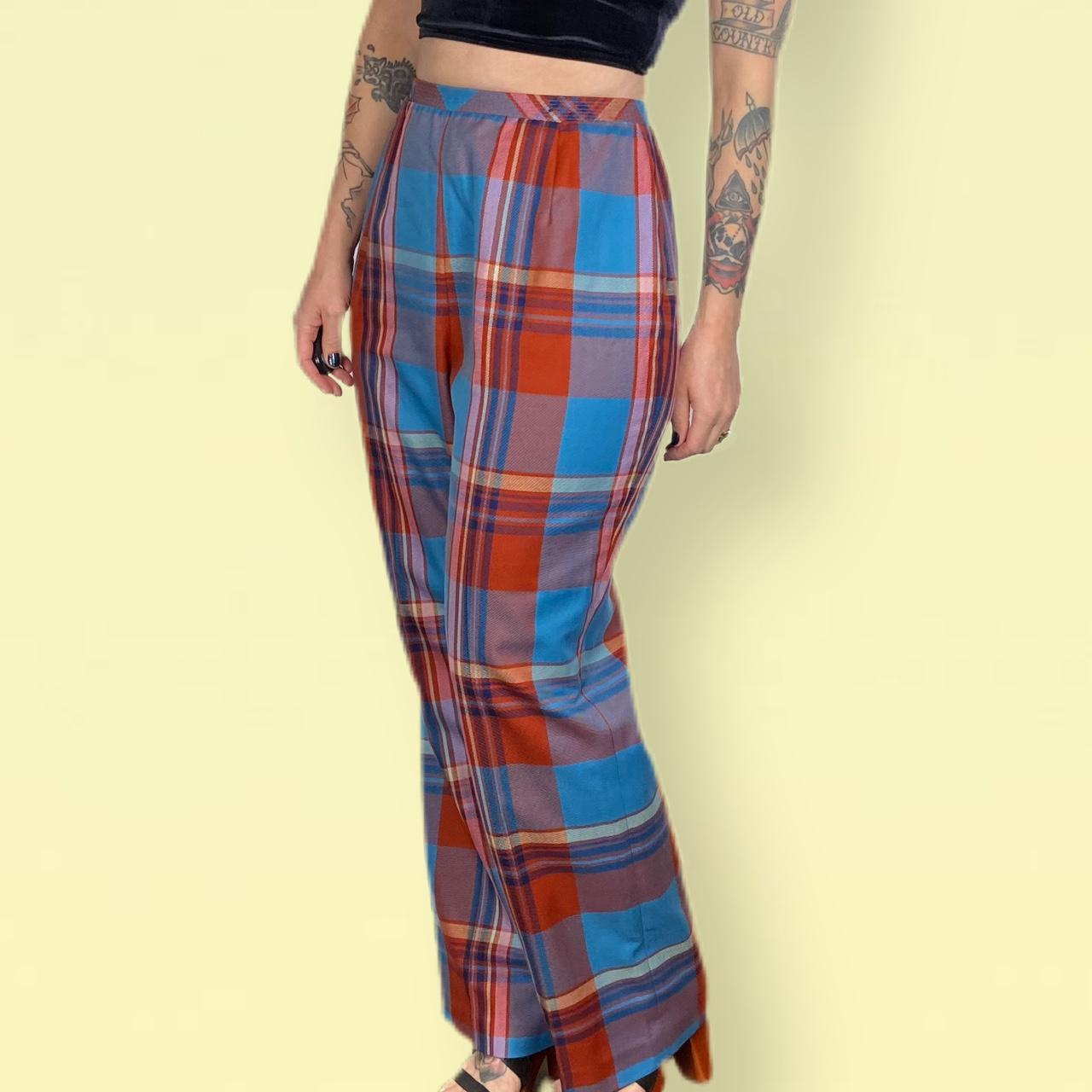 Product Image 1 - Vintage 70s plaid pants in