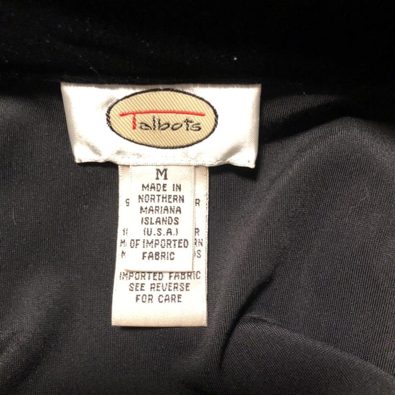 Talbots Women's Black Blouse Depop