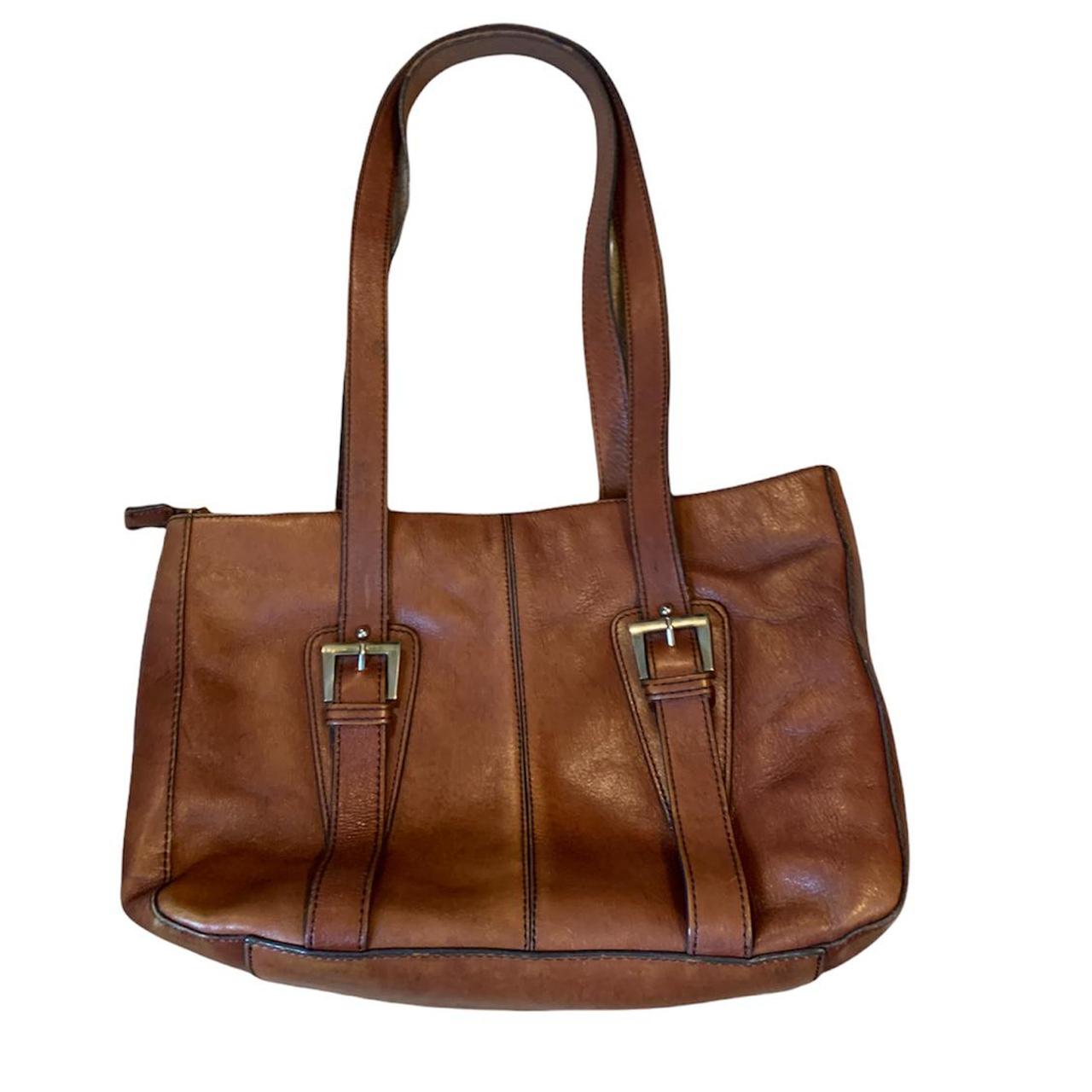 Etienne Aigner brown leather purse good size and... Depop