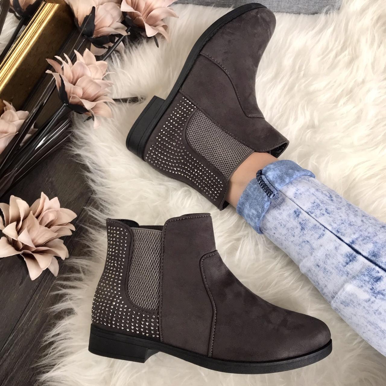 womens grey boots uk