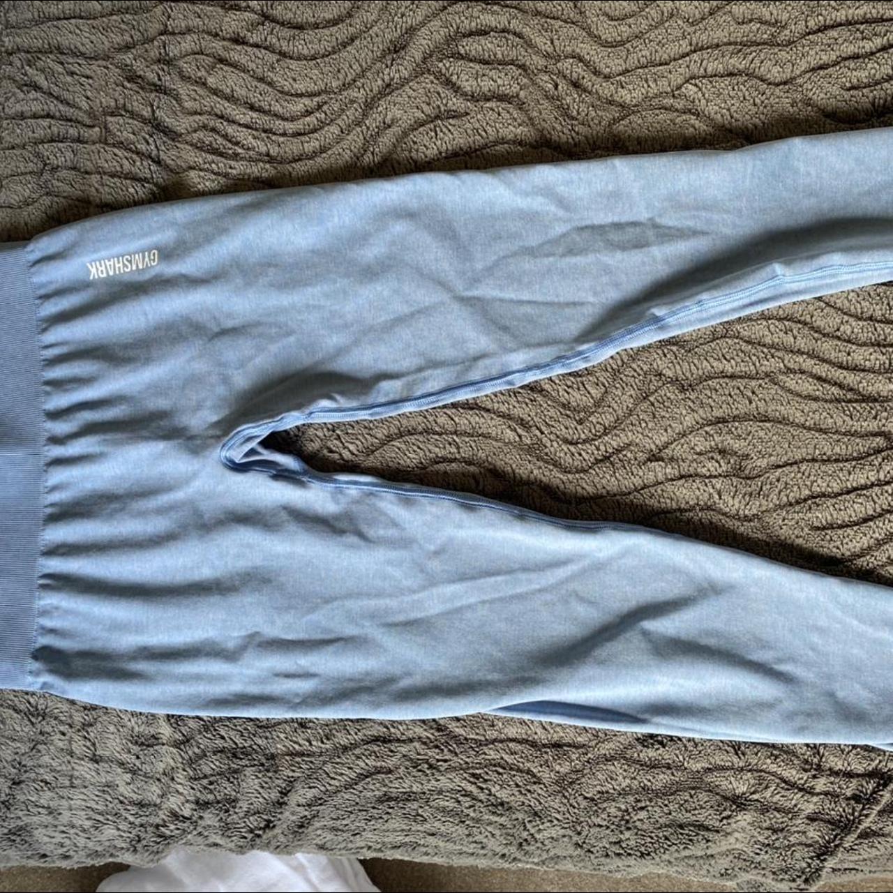 Ladies gymshark baby blue leggings. Amazing... Depop
