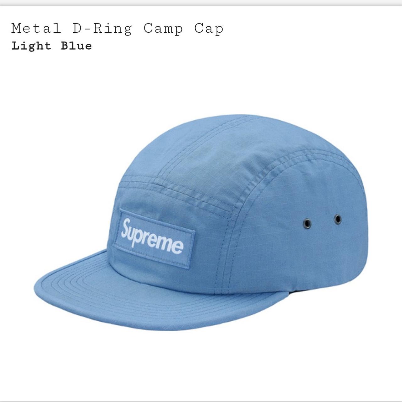 Supreme metal d ring camp sale cap