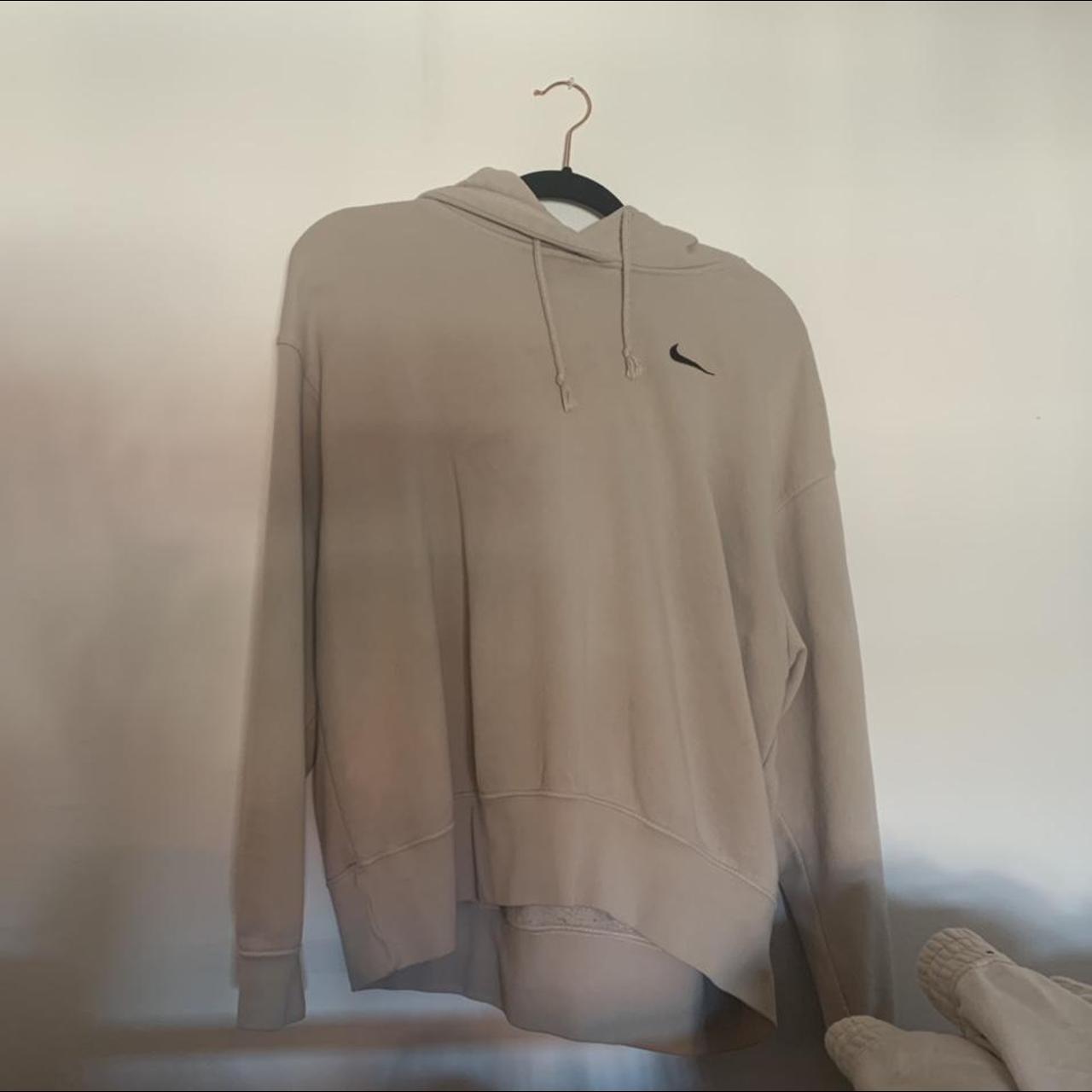 jd beige nike hoodie
