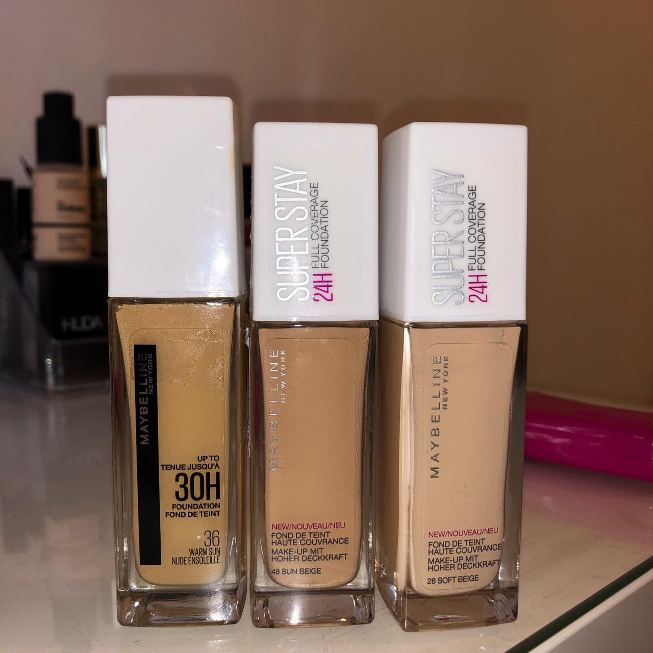 X2 Maybelline superstay 24hour Depop - full coverage