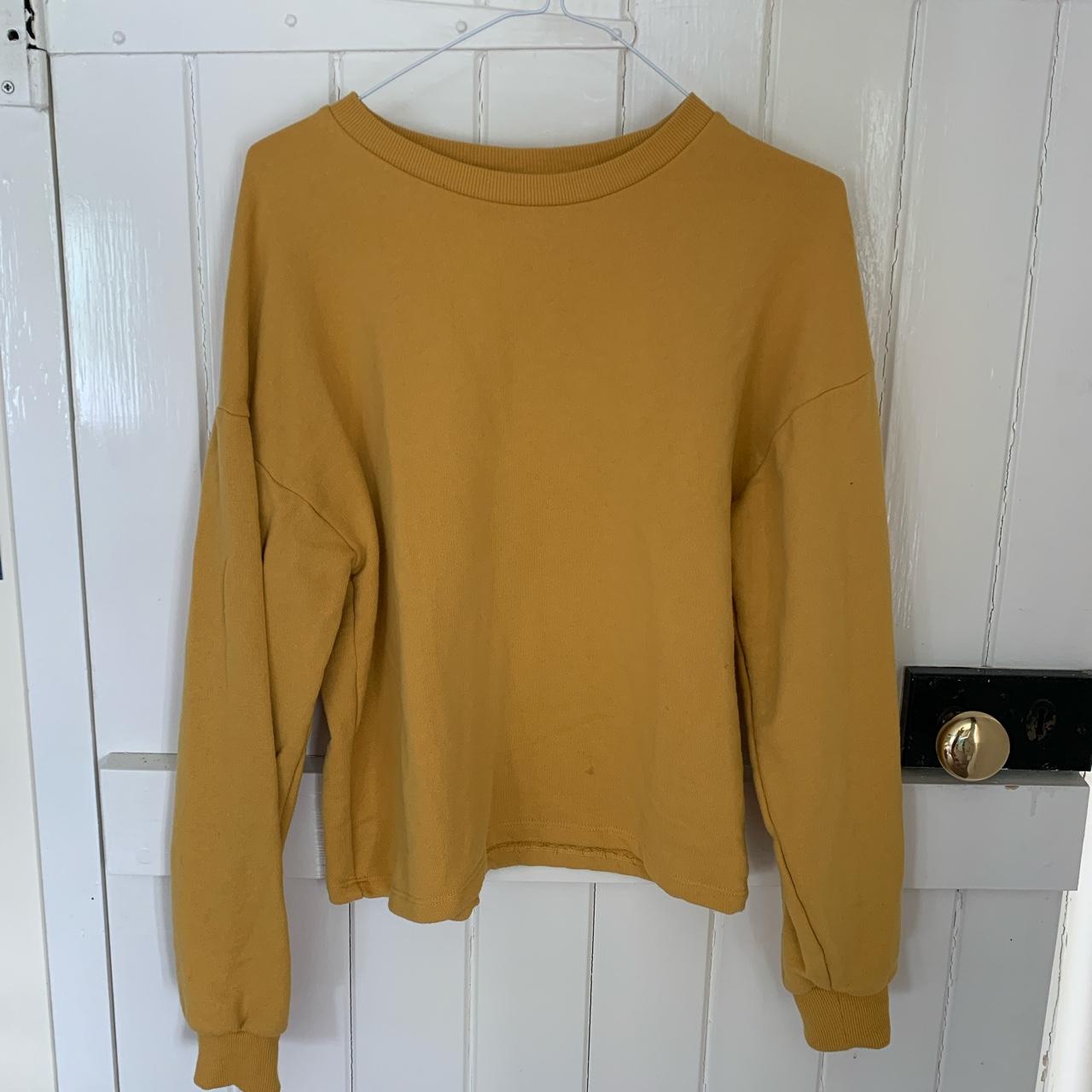 Mustard yellow jumper. Fab condition and can be worn... Depop