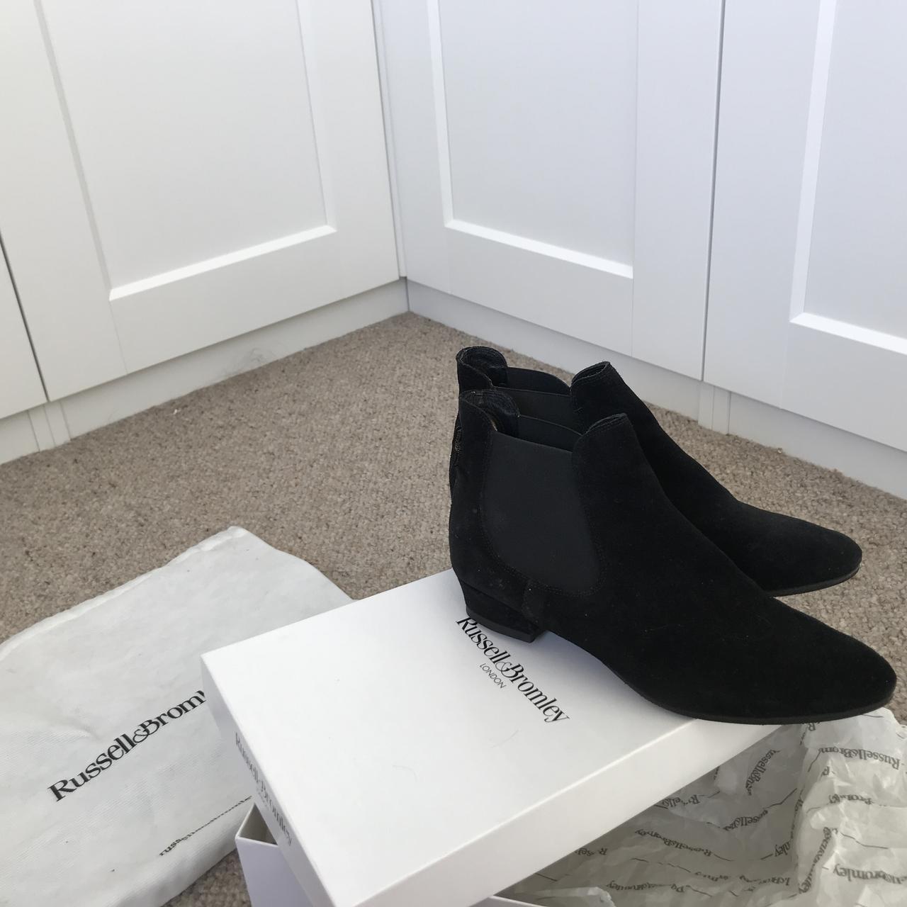 russell and bromley suede chelsea boots