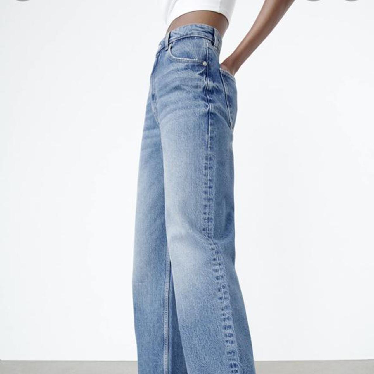 size 34 wide leg jeans