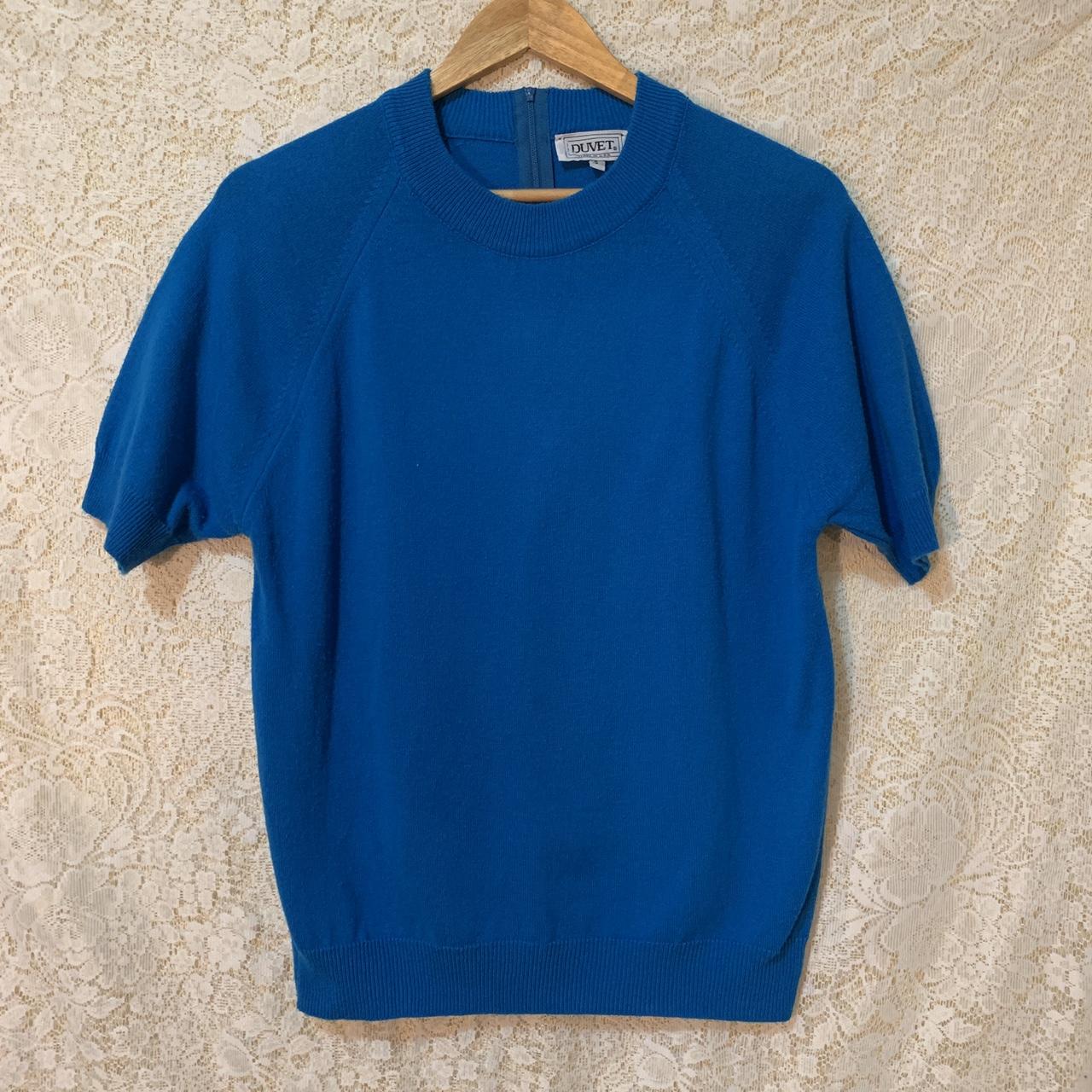 American Vintage Women's Blue Sweatshirt | Depop