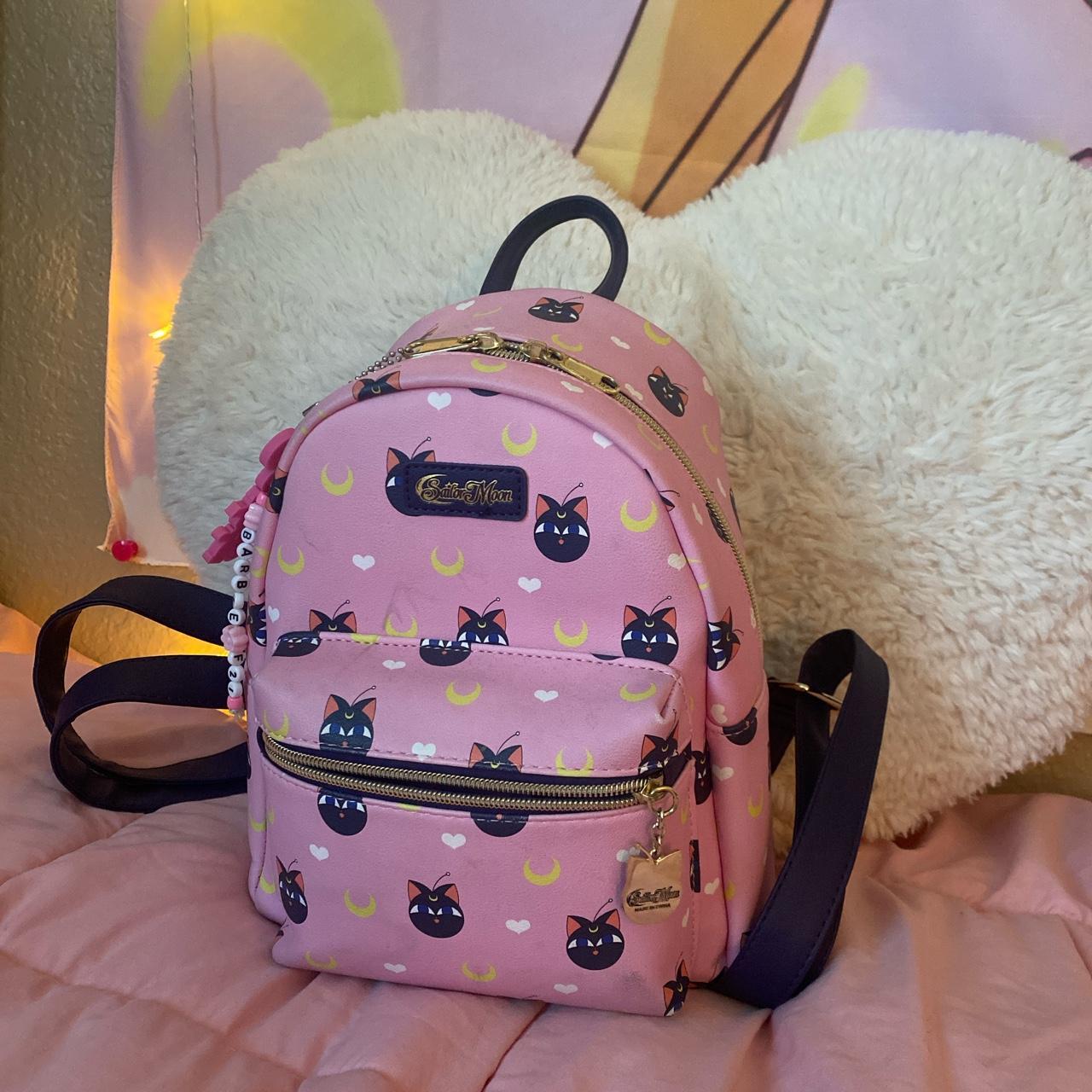 sailor moon luna loungefly mini backpack ♡ only... - Depop