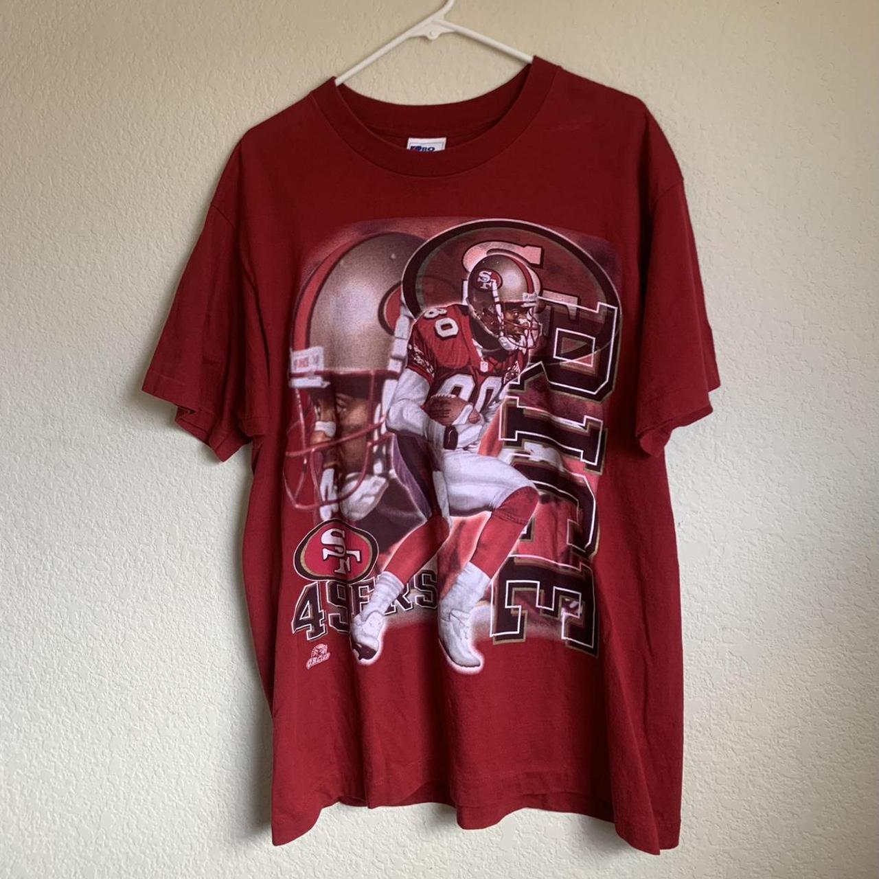 90's Jerry Rice San Francisco 49ers Pro Player NFL T Shirt Size XL