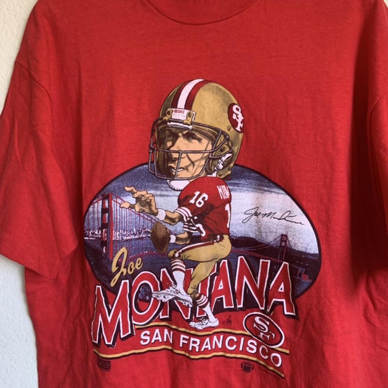 San Francisco 49ers Salem Sportswear VTG 90s T-Shirt Men's XL Joe