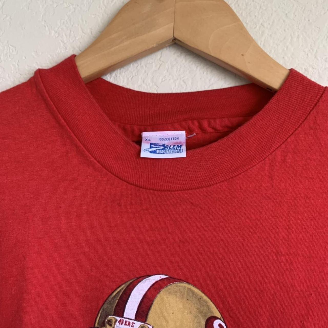 San Francisco 49ers Salem Sportswear VTG 90s T-Shirt Men's XL Joe