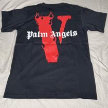 Palm Angels x Vlone t-shirt. Worn once. Perfect - Depop