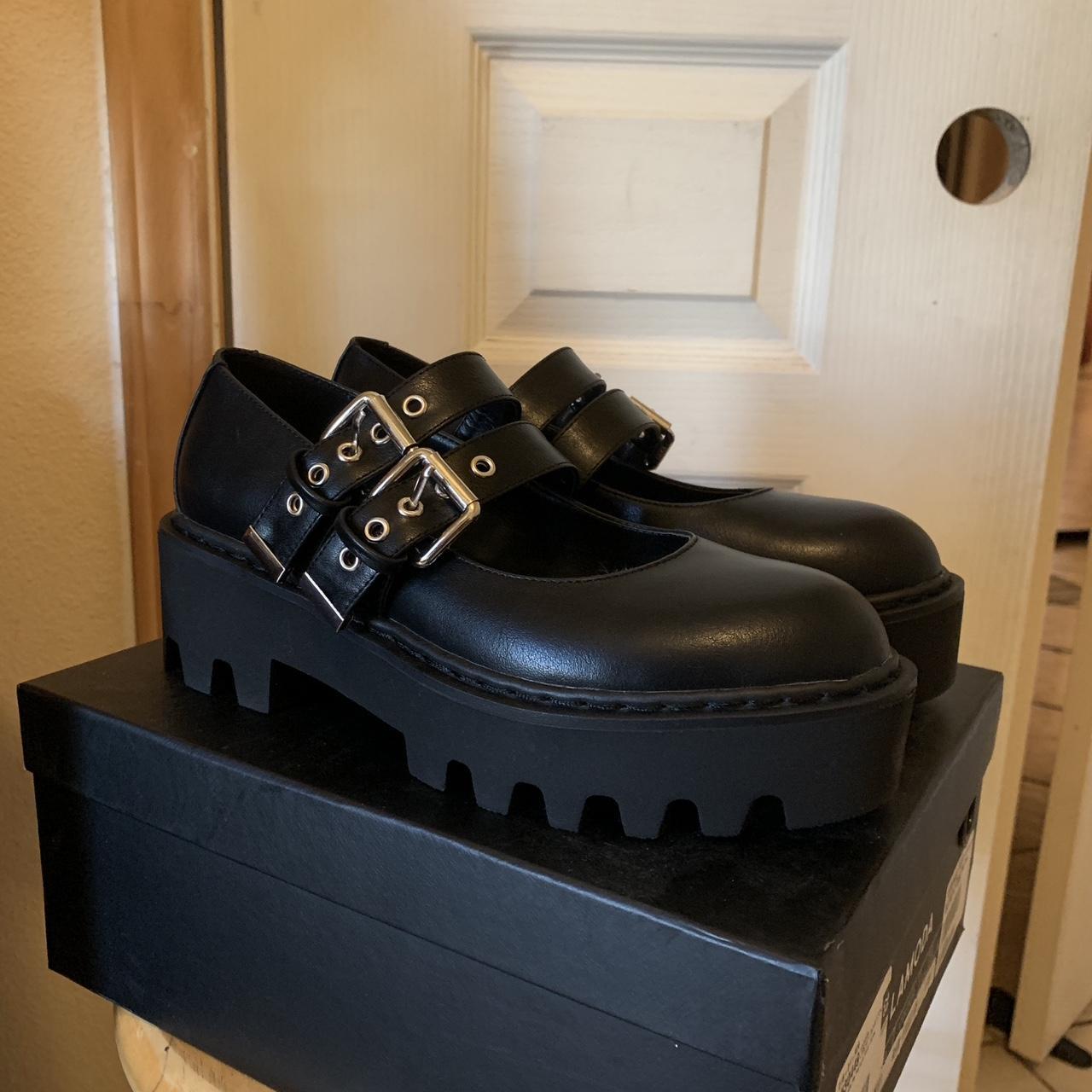 Lamoda Platform Mary Janes Never Worn! Brand New... - Depop