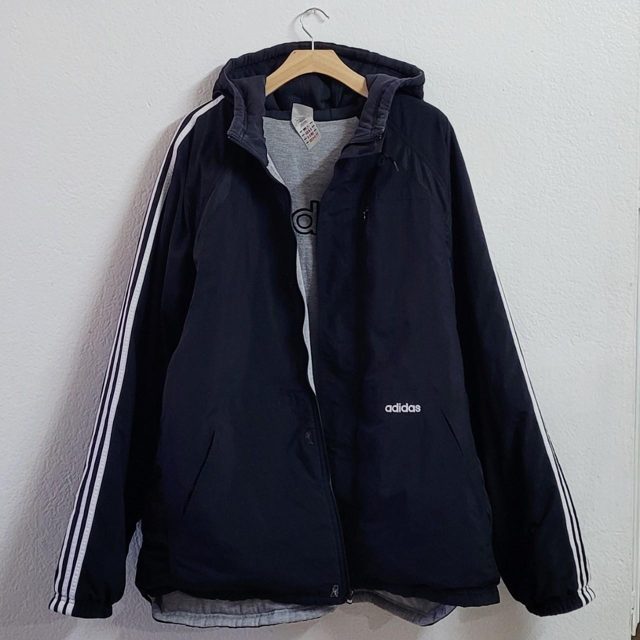 Vintage 2000s Adidas parka style Adidas jacket. Mens... - Depop