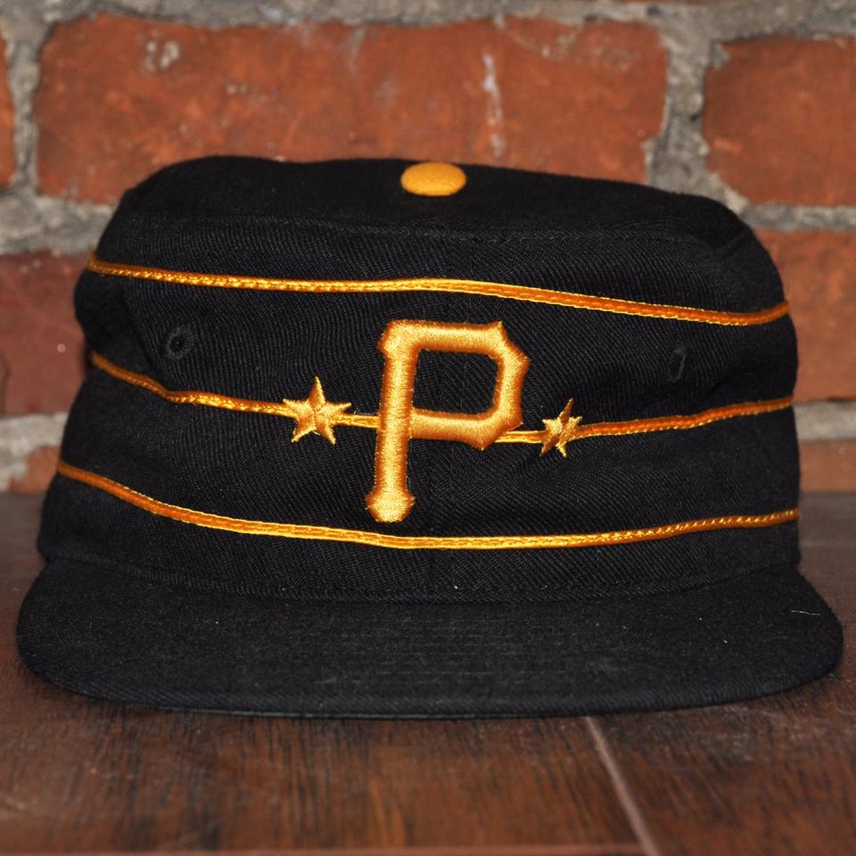 Vintage Pittsburgh Pirates Hat Snapback Pillbox MLB - Depop