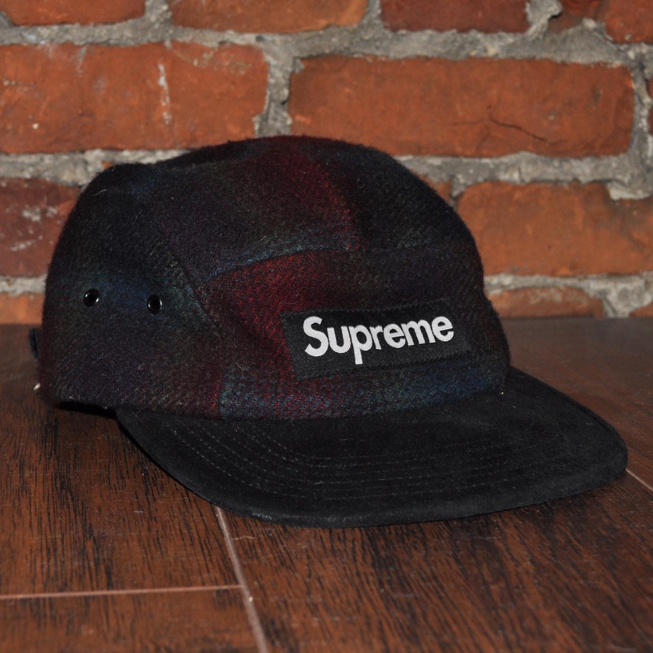 2011 Supreme / Woolrich Camp Cap, Wool upper, Suede