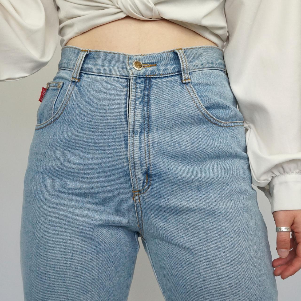 blue mum jeans