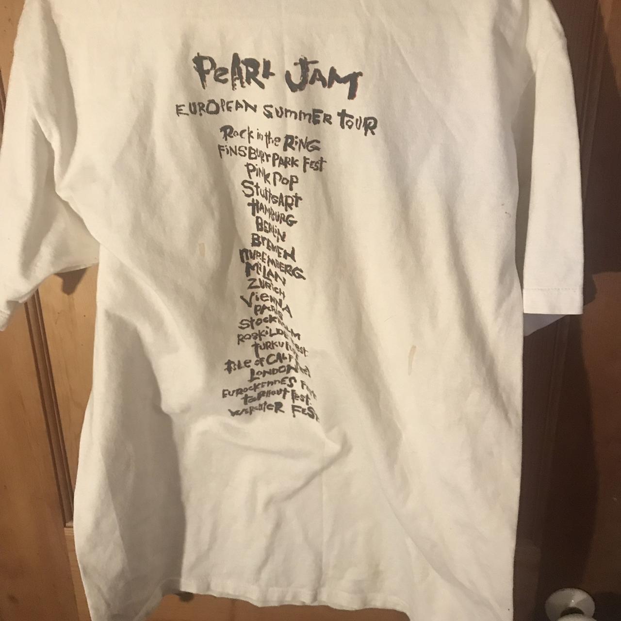 Vintage 1992 Pearl Jam choices t shirt size - Depop