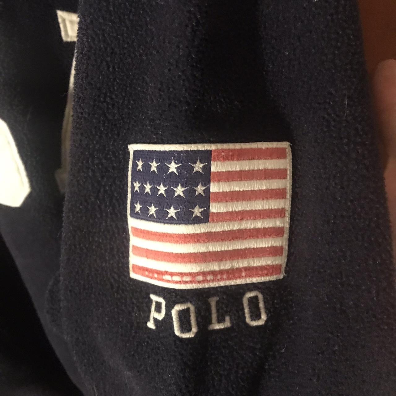 Vintage 90s Polo Ralph Lauren USA Fleece, fastens | Depop