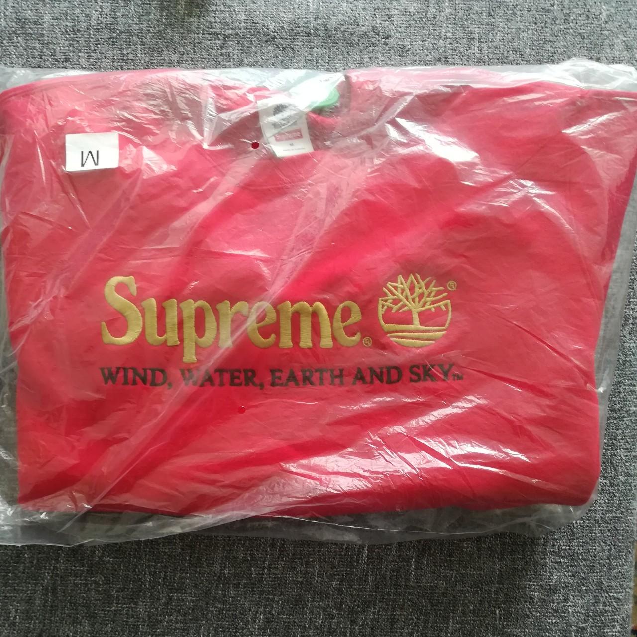 WTS Supreme x timberland sweatshirt crewneck Size... - Depop