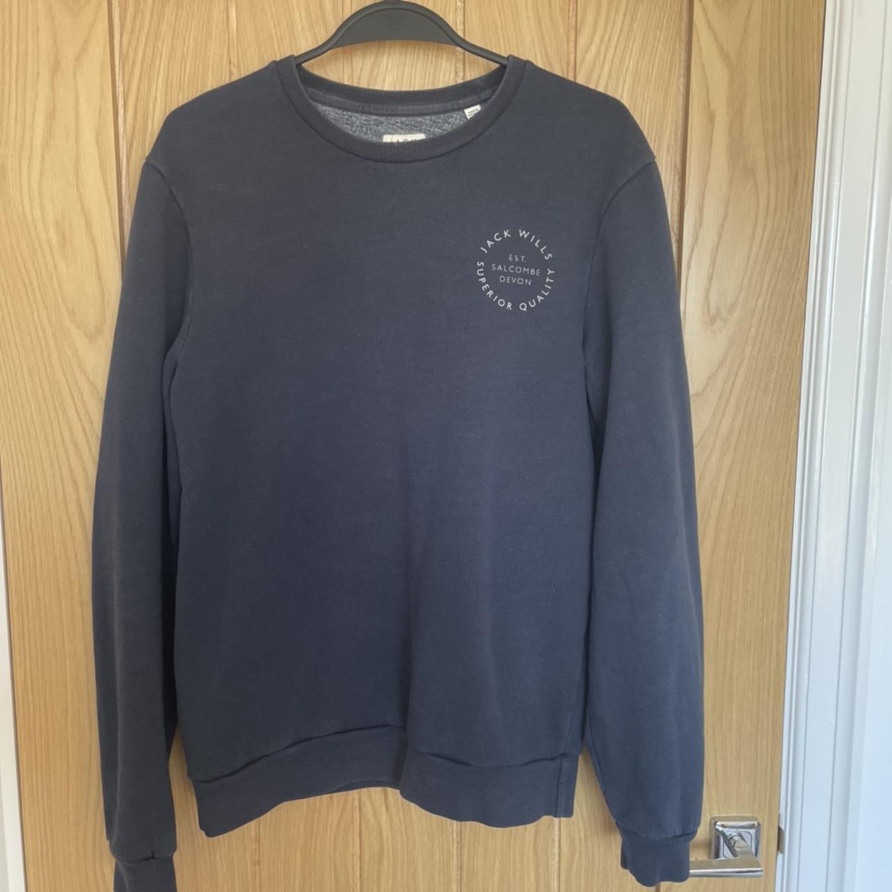Jack Wills Men's Navy Sweatshirt Depop