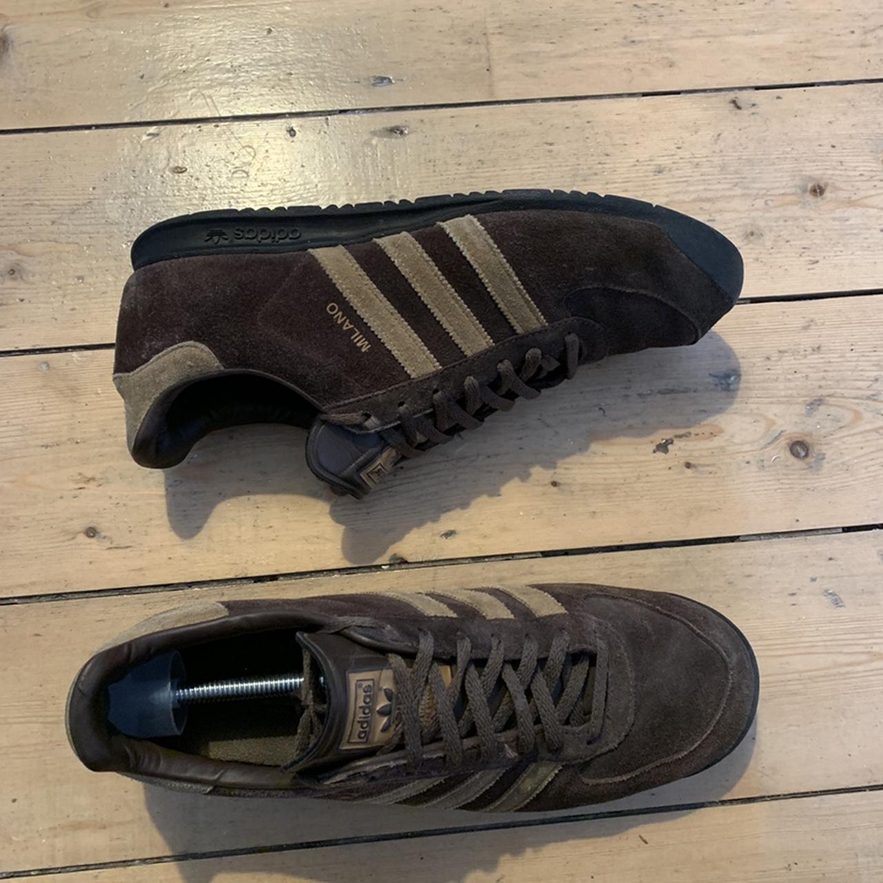 adidas jeans brown