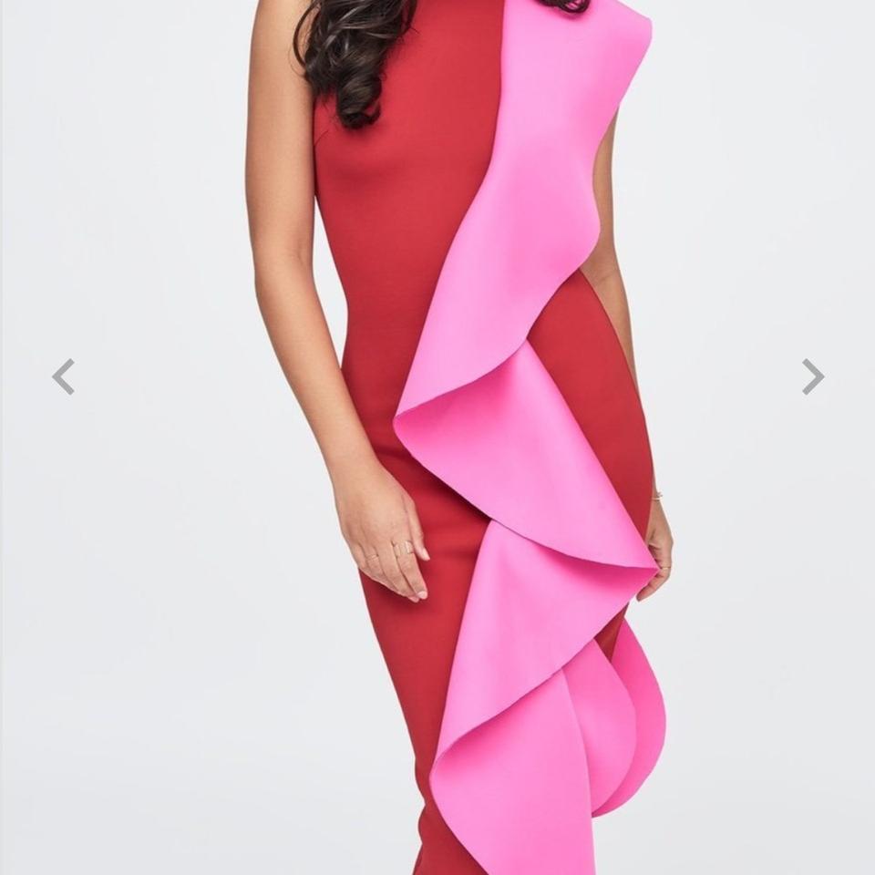 lavish alice pink scuba dress