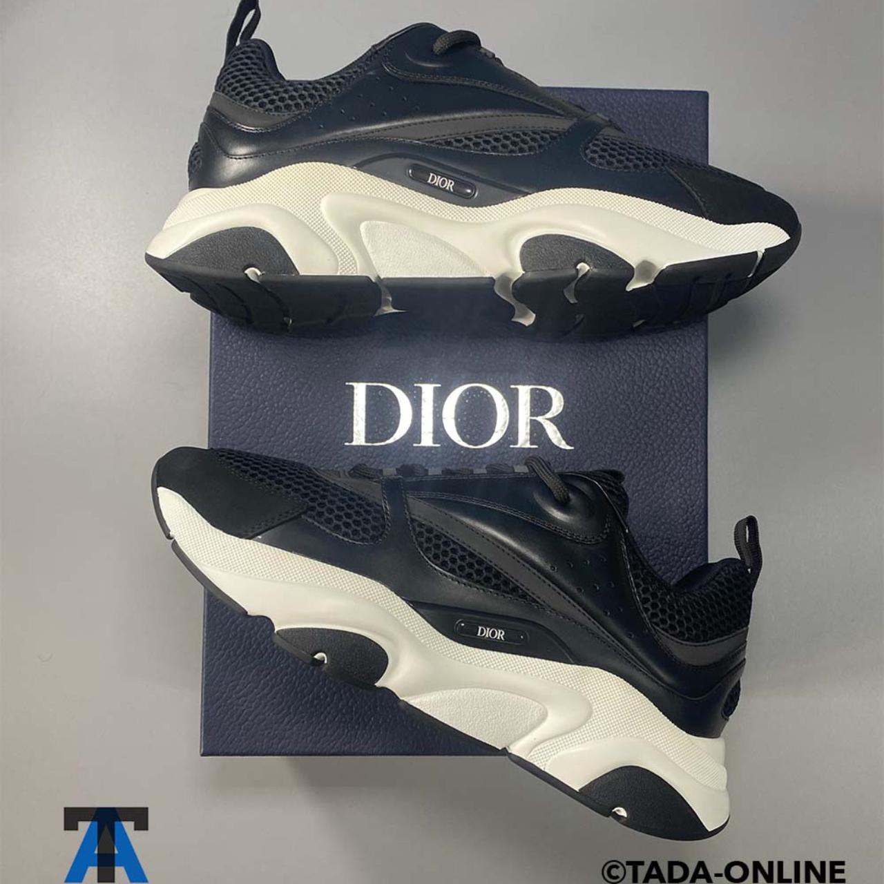 Dior B22 Black Technical Mesh Sneaker - Depop