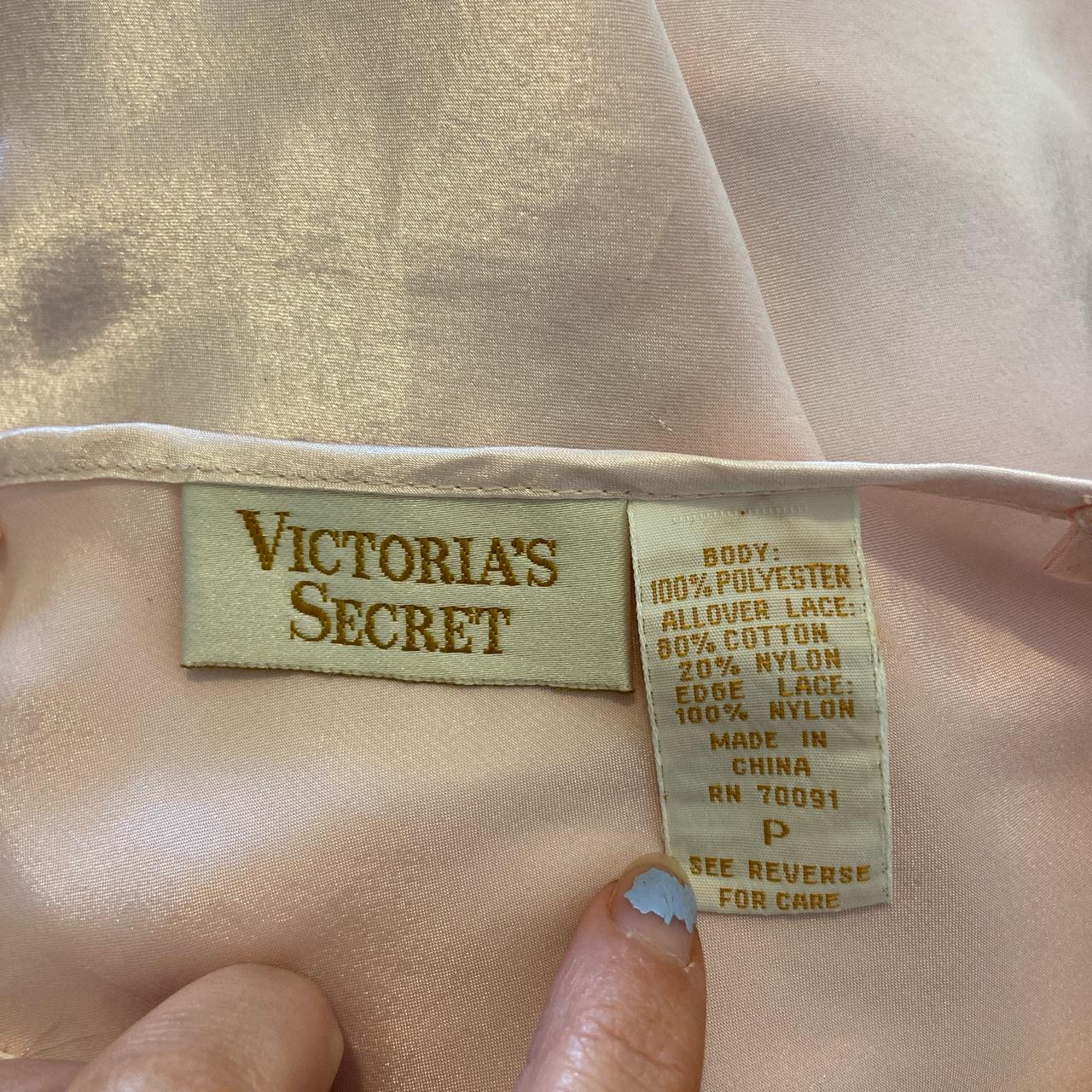 Vintage Victoria’s Secret Gold label slip 🤩🤩 Pale... - Depop