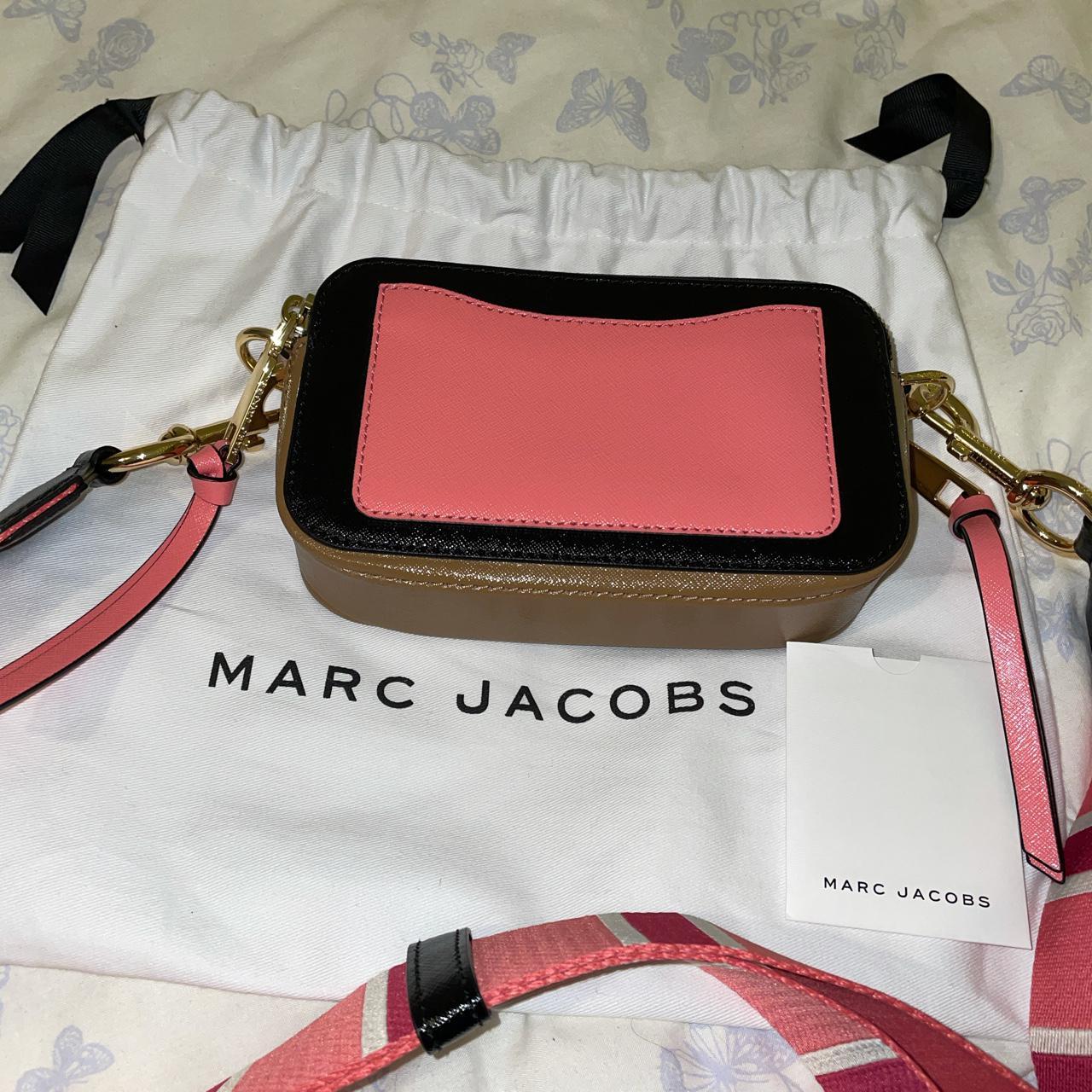 Marc Jacobs Snapshot bag in pink, red, black with a - Depop