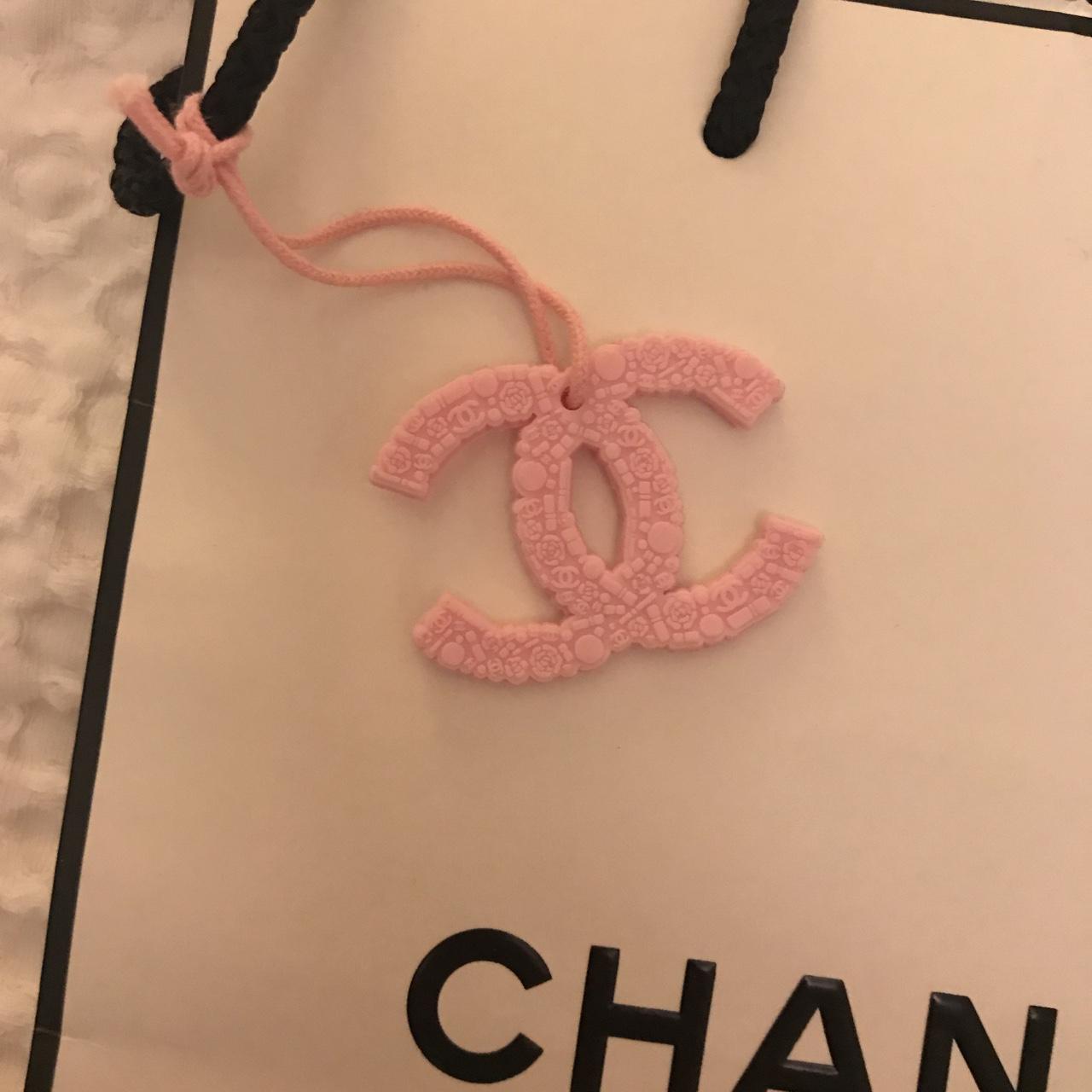 Rare Chanel pink logo charm. #chanel - Depop