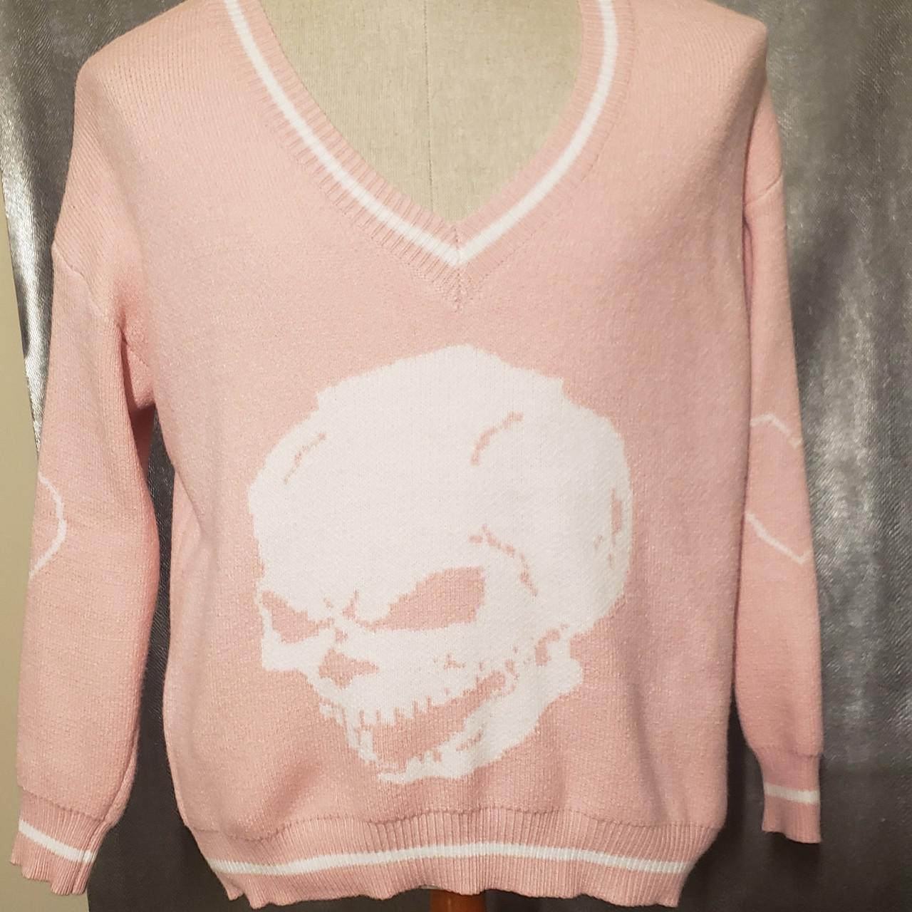 Product Image 1 - Cute skeleton vneck sweater 
Hearts