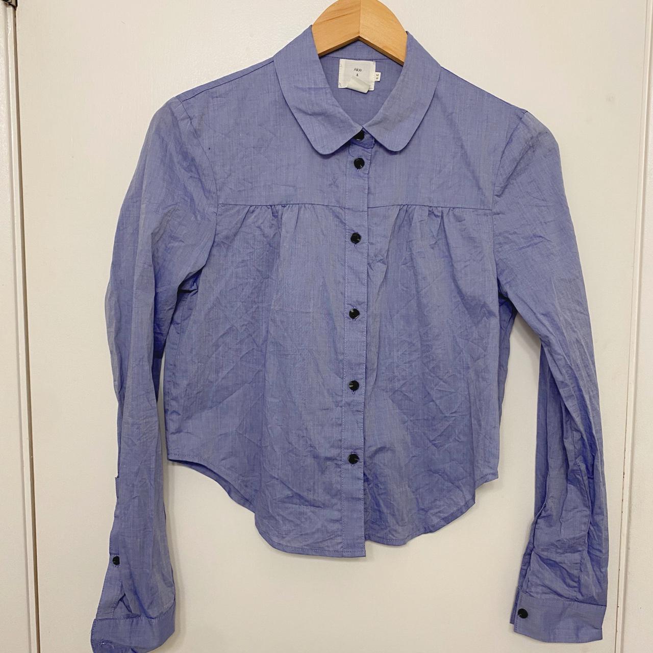 The cutest Urban Outfitters x Alice blue chambray... - Depop