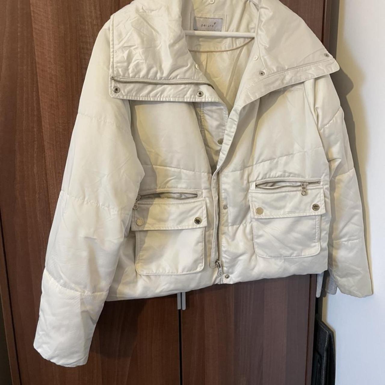 M&S white puffer jacket. Worn but still in very good... - Depop