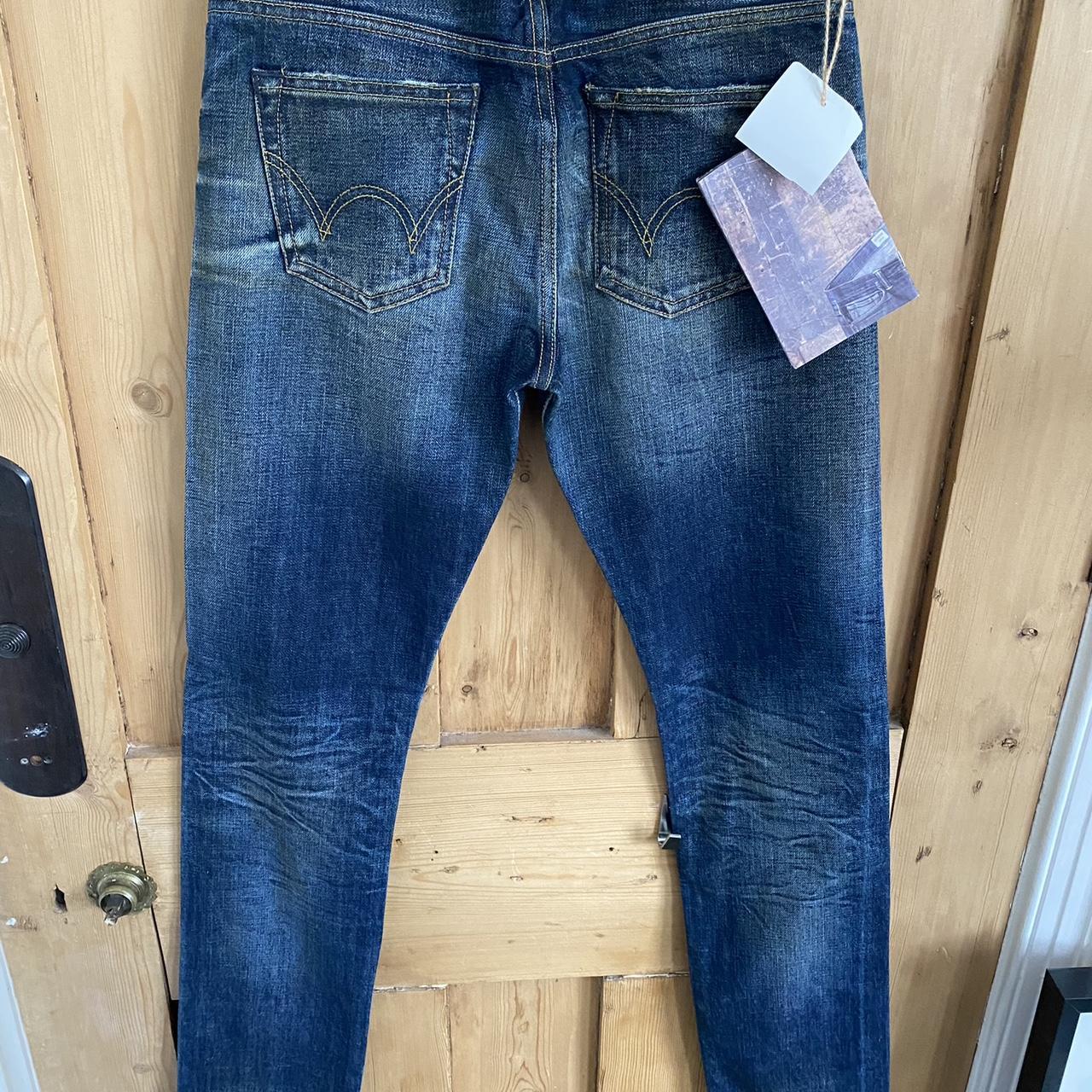 Edwin jeans Red selvage denim Oil wash 26x32... - Depop