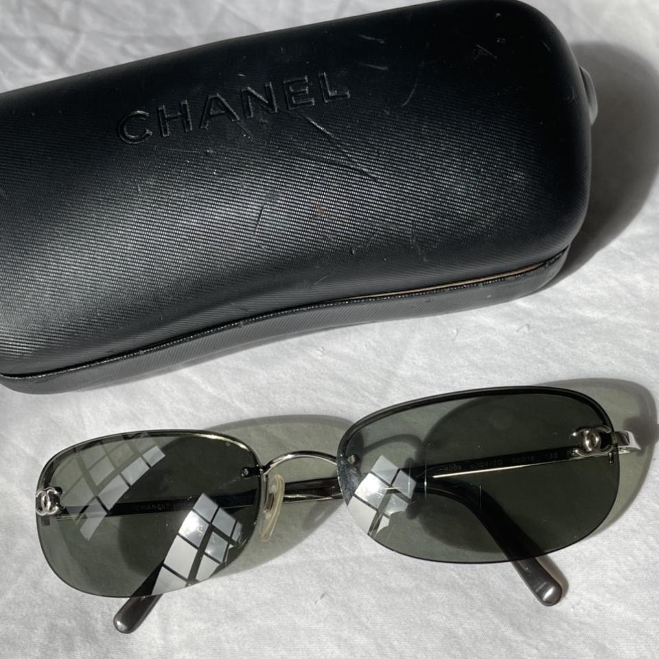 Chanel Sunglasses Vintage 👉 there are scratches on - Depop