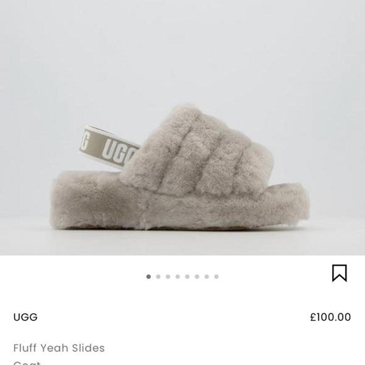 ugg fluff yeah slide goat