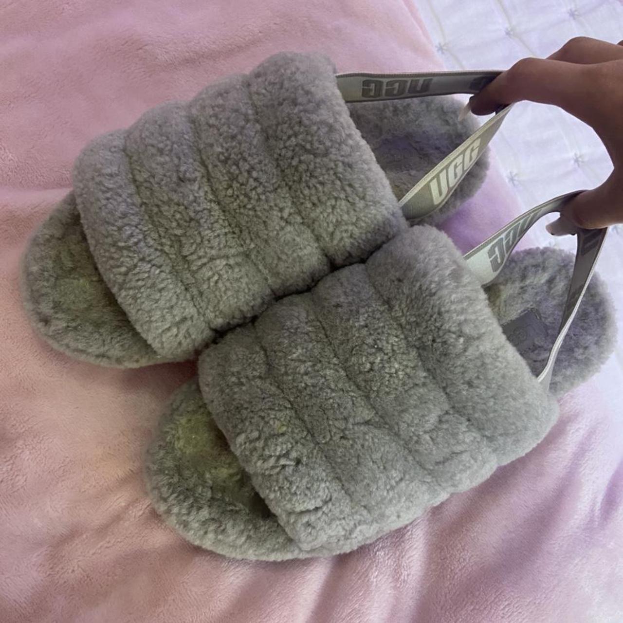 Ugg fluff yeah slides in goat. Size 5. Been worn Depop