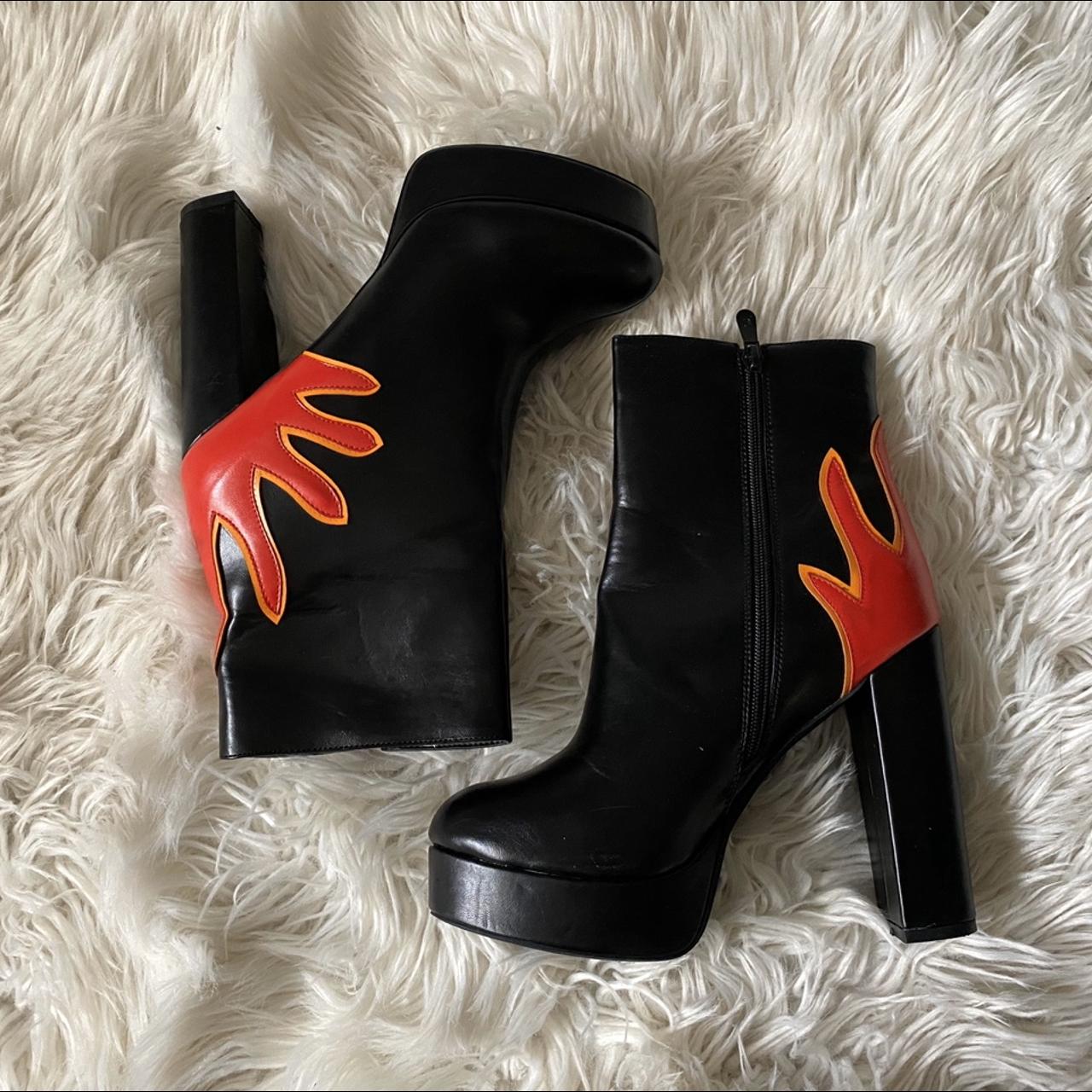 Flame boots shop forever 21