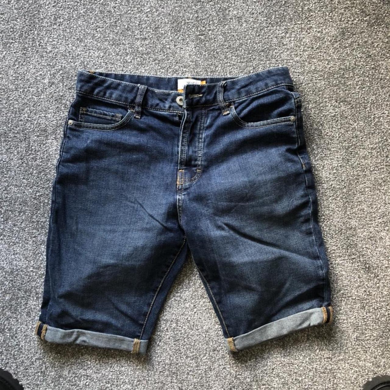 NEXT blue denim shorts. Basic classic necessary... - Depop