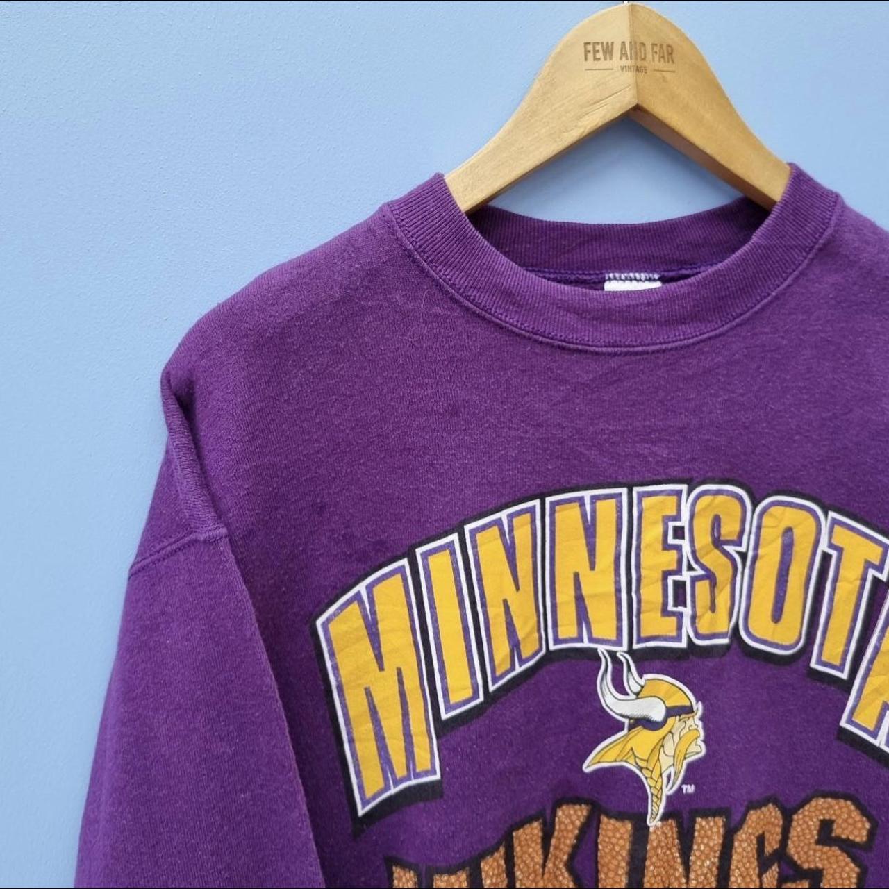 Vintage Minnesota Vikings crew neck sweater •size - Depop