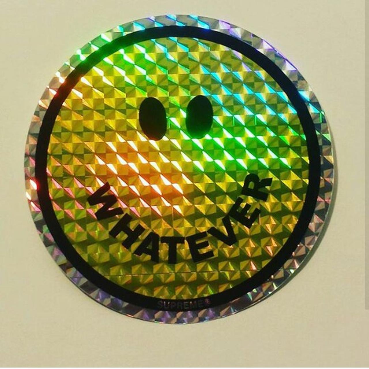 Supreme store holographic sticker