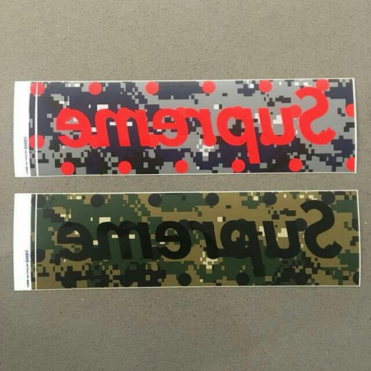 Supreme hotsell cdg sticker