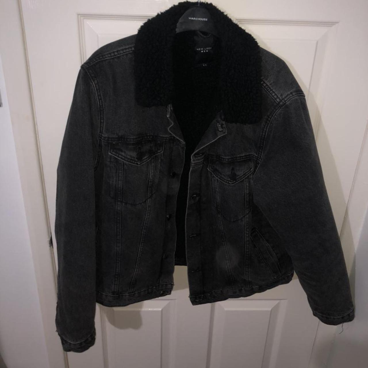 Paneled Denim Suit Jacket (S52AM0260-STZ086-961-BLACK)