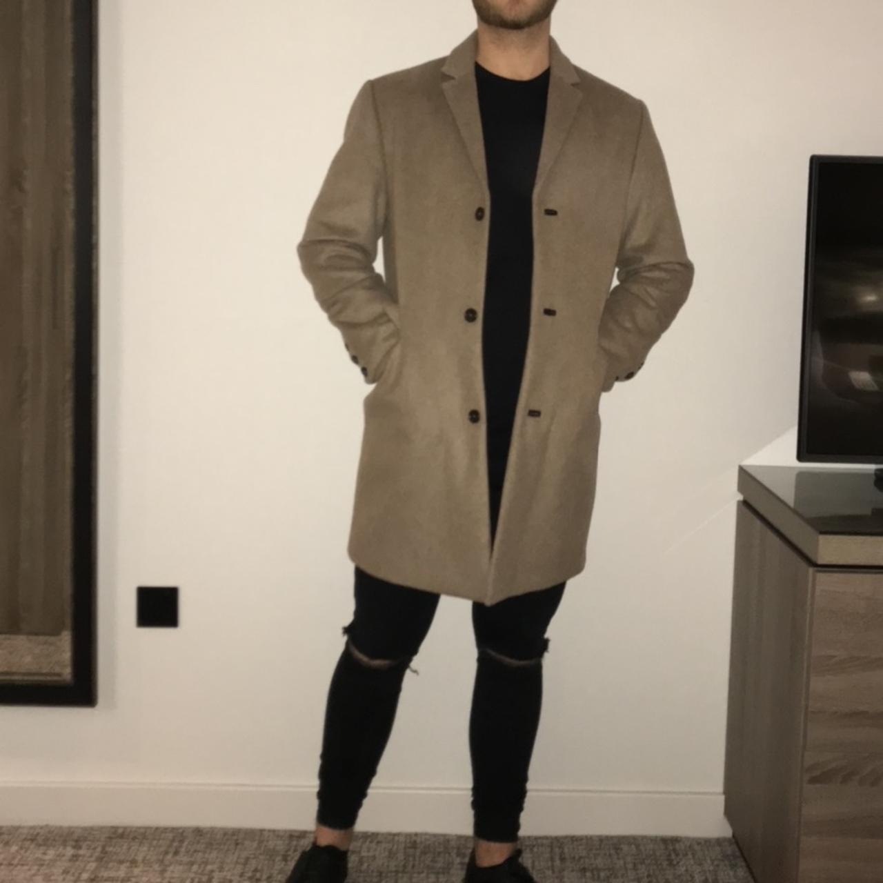 Mens hot sale overcoat topman