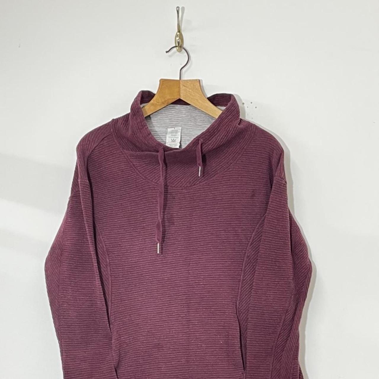 Kirkland Burgundy High Necked Sweatshirt 🔥 Size -... - Depop
