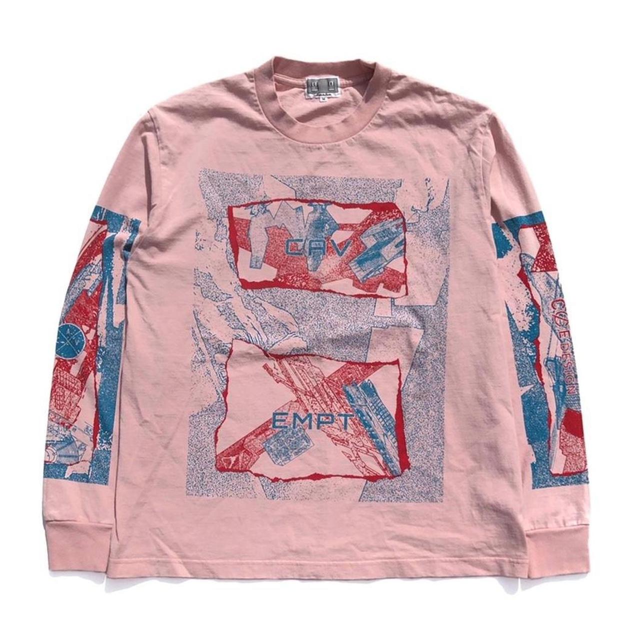 Cav Empt pink long sleeve print top. Great Depop