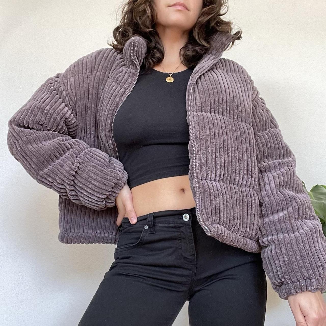 Product Image 3 - ✿ purple corduroy puffer jacket